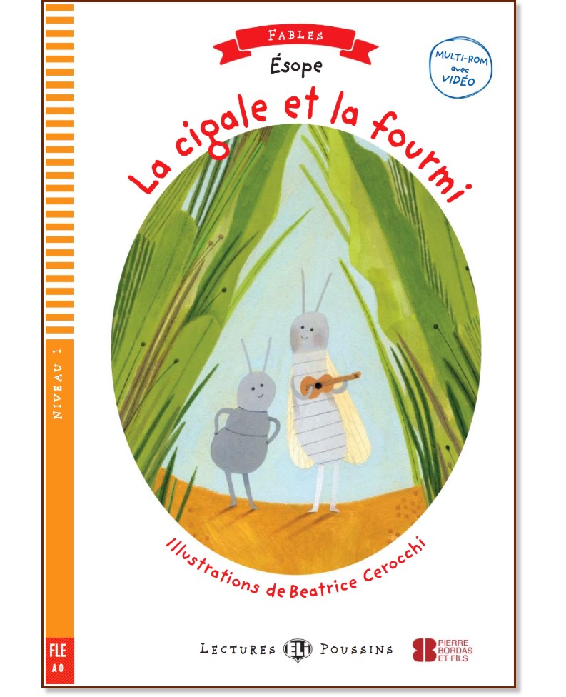 La cigale et la fourmi - Poussins A0 - Esope -  