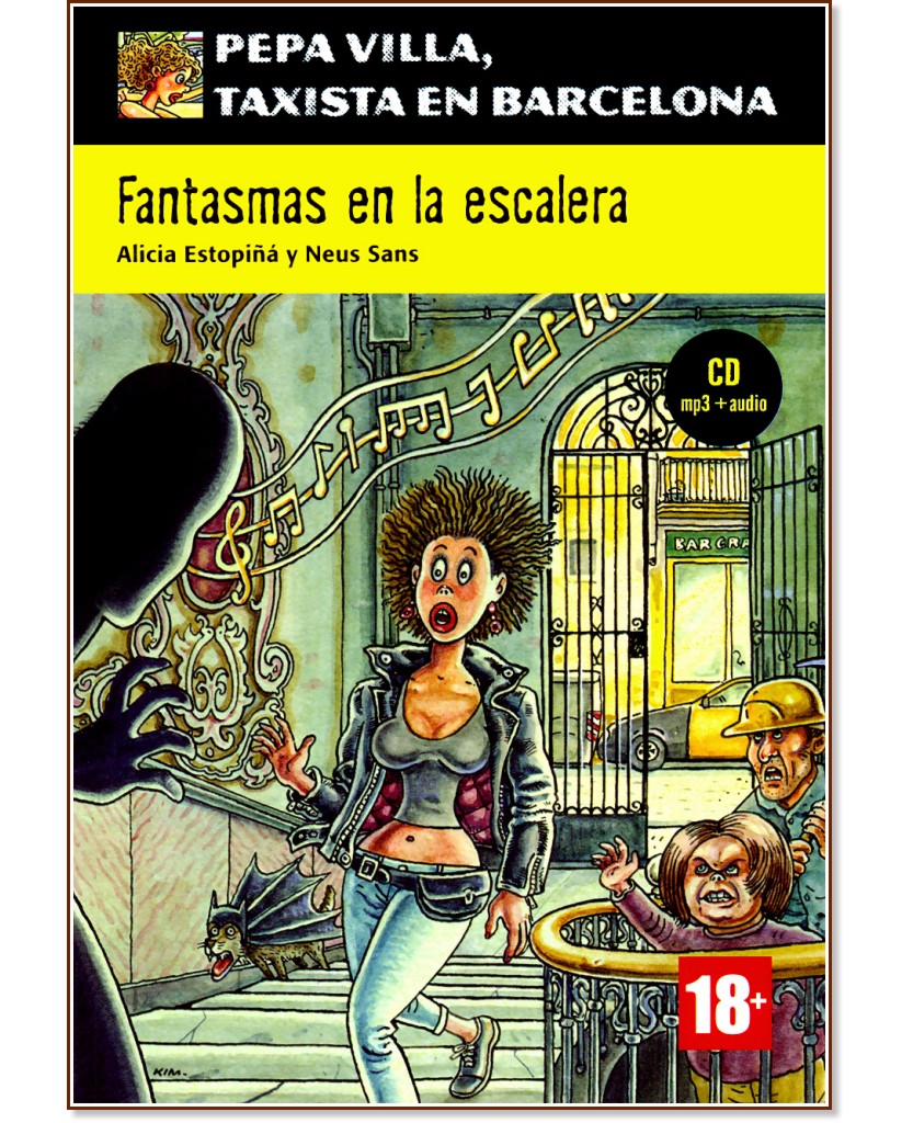 Pepa Villa, taxista en Barcelona :  A1: Fantasmas en la escalera + CD - Alicia Estopina, Neus Sans - 