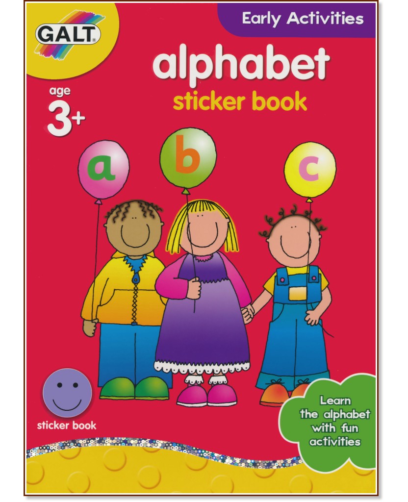 Galt:   -     : Alphabet - sticker book -  