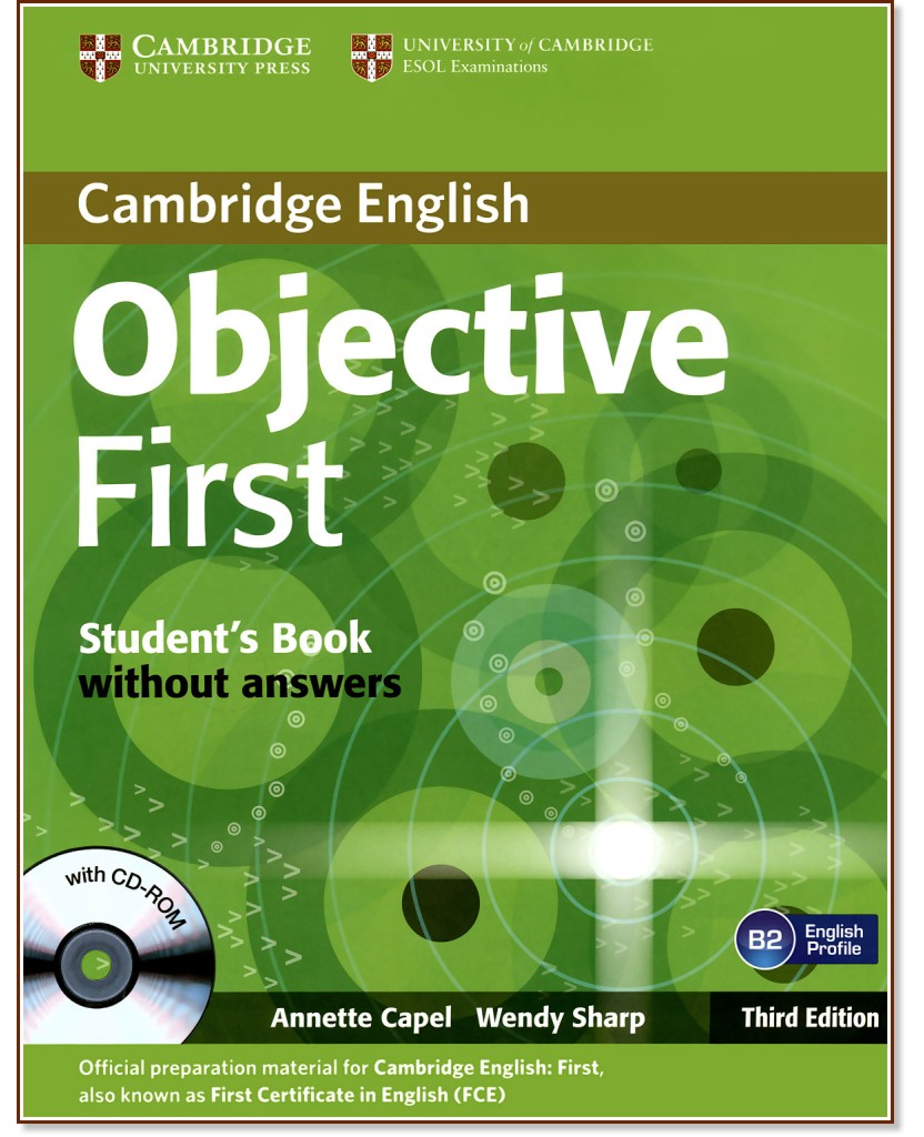 Objective First:      :  B2:  + CD-ROM - Third Edition - Annette Capel, Wendy Sharp - 