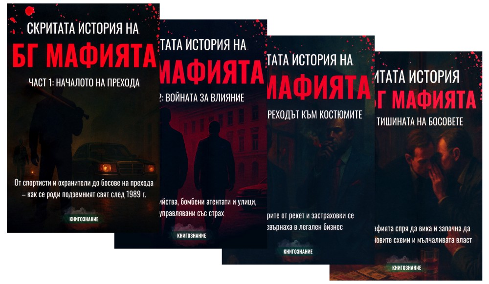 Скритата история на БГ мафията : Комплект от 4 книги Скритата история на БГ мафията : Комплект от 4 книги - книга