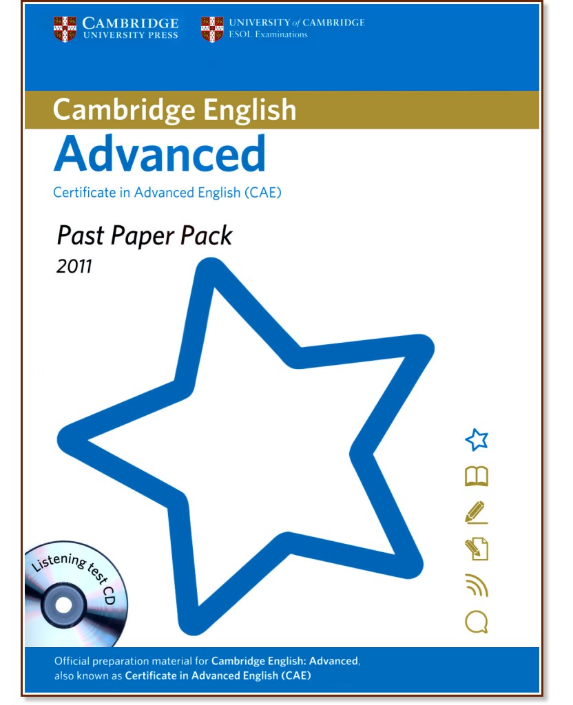 Past Paper Pack for Cambridge English:    :  Advanced (C1): Exam Papers and Teachers' Booklet + CD - 