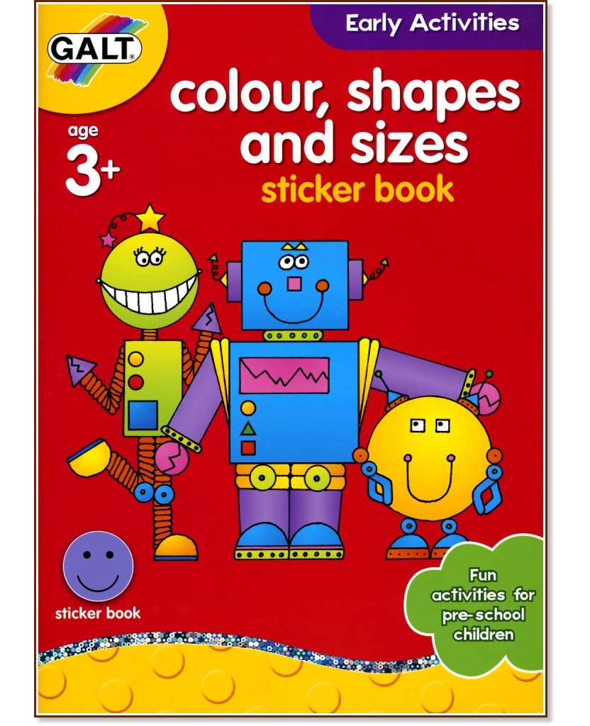 Galt: ,    -     : Colour, shapes and sizes - sticker book -  