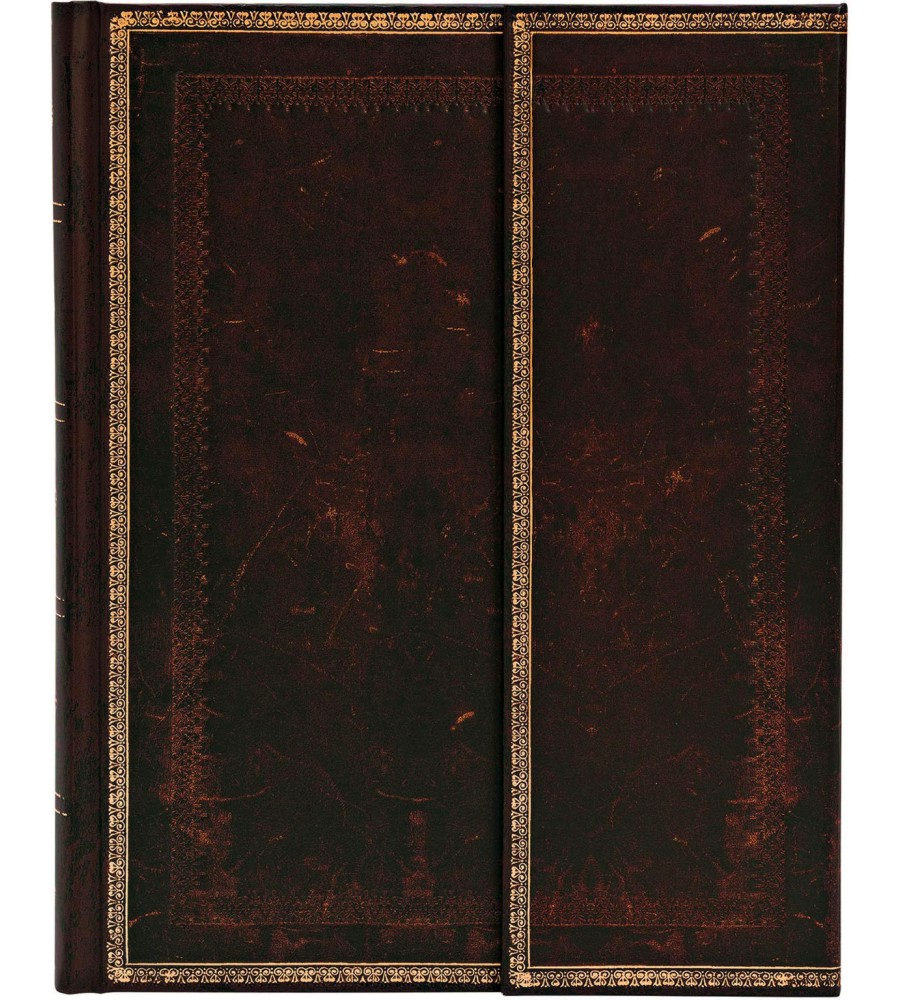  Paperblanks Black Moroocan - 18 x 23 cm   Old Leather - 