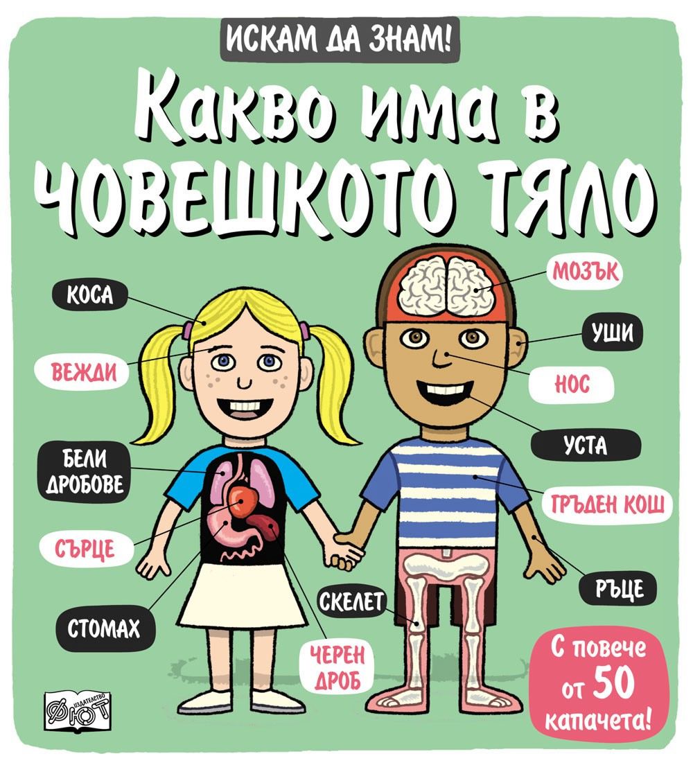 Искам да знам! Какво има в човешкото тяло - детска книга - store.bg