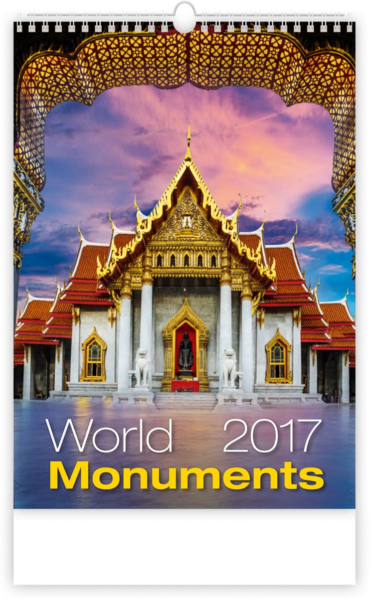 Стенен календар World Monuments 2017 store.bg