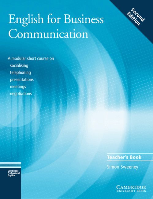 English for Business Communication Teacher's book - store.bg