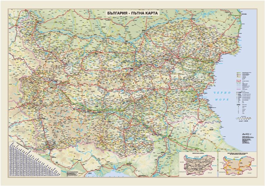 Карта на българия