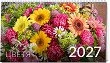 Настолен календар - Цветя 2027 - календар