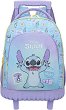 Ученическа раница с колелца Let's go - На тема Stitch - раница