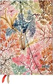 Календар-бележник Paperblanks Anemone 2026 - 13 x 18 cm от колекцията William Kilburn - тефтер