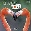 Стенен календар - All we need is love 2027 - календар