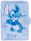 Дневник с плюшени корици Stitch Fluffy - Формат A5 на тема Стич - тефтер