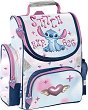 Ученическа раница с капак Paso - На тема Stitch - раница