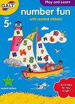 Galt:   -     : Number fun - book with reward stickers -  