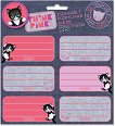 Етикети за тетрадки - Think Pink - 18 броя - продукт