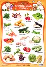 Двустранно табло: Златно ключе: В зеленчуковата и в овощната градина - табло
