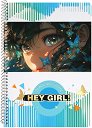Тетрадка със спирала с широки редове Manga girls - Формат А5 с теми с 80 или 105 листа - тетрадка