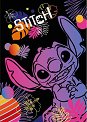 Тетрадка с широки редове Stitch - Формат A4 с 60 листа на тема Стич - тетрадка