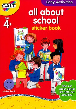 Galt:    -     : All about school - sticker book -  