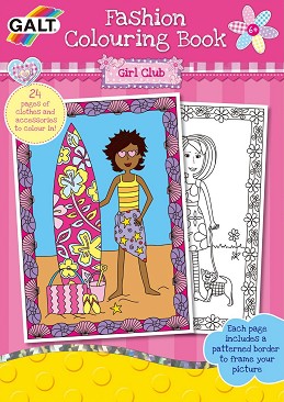 Galt:   -    : Girl Club Fashion Colouring Book - 