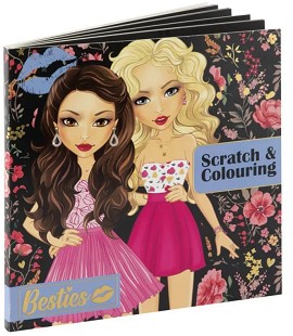   -       : Modern Girls - Scratch & Colouring -  
