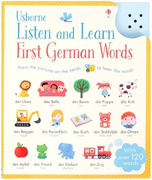 Listen and Learn First German Words - Sam Taplin, Mairi Mackinnon - детска книга