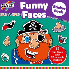 Galt:   -    : Funny Faces - sticker book -  