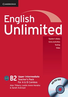 English Unlimited - Upper-Intermediate (B2):      Combo A  Combo B + DVD-ROM - Alex Tilbury, Leslie Anne Hendra, Sarah Ackroyd -   