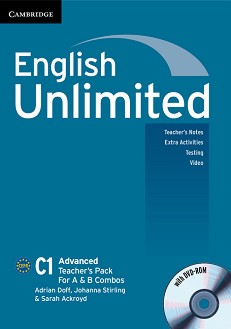 English Unlimited -  Advanced (C1):      Combo A  Combo B + DVD-ROM - Adrian Doff, Johanna Stirling, Sarah Ackroyd -   