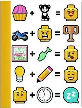   - LEGO Iconic :   -  24.7 x 19 cm - 100  - 