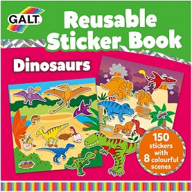 Galt:  -       : Dinosaurs - reusable sticker book -  