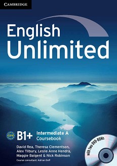 English Unlimited - Intermediate (B1 - B2):     Combo A -  1 + 2 DVD-ROM - David Rea, Theresa Clementson, Alex Tilbury, Leslie Anne Hendra, Maggie Baigent, Nick Robinson - 