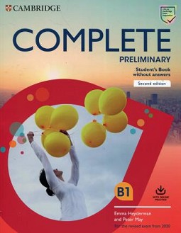 Complete Preliminary -  B1:  +   - Peter May, Emma Heyderman - 