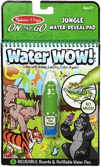 Книжка за оцветяване с вода - Джунгла - детска книга