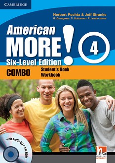 American More! -  4 (A2 - B1):     - Combo + CD / CD-ROM - Herbert Puchta, Jeff Stranks, Gunter Gerngross, Christian Holzmann, Peter Lewis-Jones - 