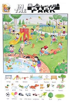      : In the Park - 52 x 77 cm - 