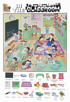      : In the Classroom - 52 x 77 cm - 