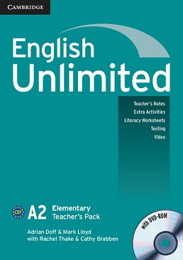 English Unlimited -  Elementary (A2):       + DVD-ROM - Adrian Doff, Mark Lloyd, Rachel Thake, Cathy Brabben -   