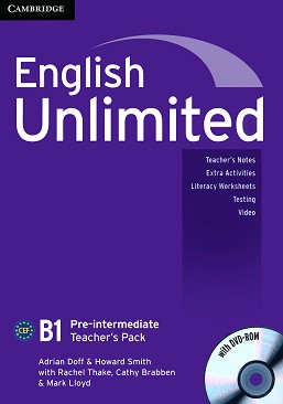 English Unlimited - Pre-intermediate (B1):       + DVD-ROM - Adrian Doff, Howard Smith -   