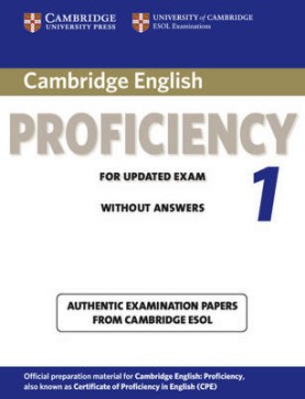 Cambridge English Proficiency for Updated Exam:      :  1:    - 