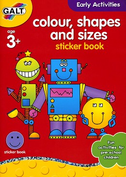 Galt: ,    -     : Colour, shapes and sizes - sticker book -  