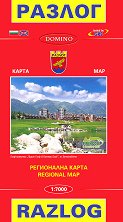   :   Map of Razlog: Regional Map - 
