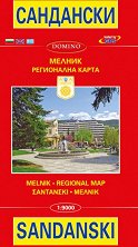     :   Map of Sandanski and Melnik: Regional Map - 