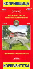   :     Map of Koprivshtitsa: Landmarks and Tourist Routes - 