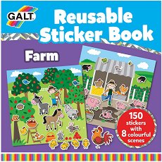 Galt: ����� - ������ ��� ������� �� ����������� �������� Farm - reusable sticker book - ������ �����