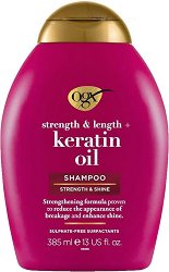 OGX Strength & Length Keratin Oil Shampoo - 