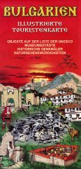      Bulgarien Illustrierte touristenkarte - 