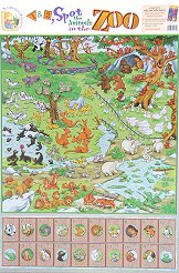 ������ ������ ����� �� ��������� ����: Spot the Animals in the Zoo - 