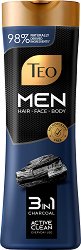 Teo Men 3 in 1 Charcoal Shampoo - �������